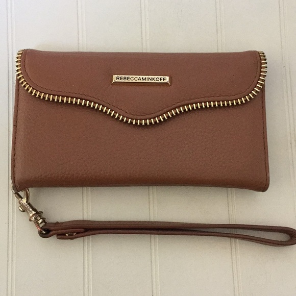 Rebecca Minkoff Phone case/wrist wallet/zip accent - Picture 5 of 8